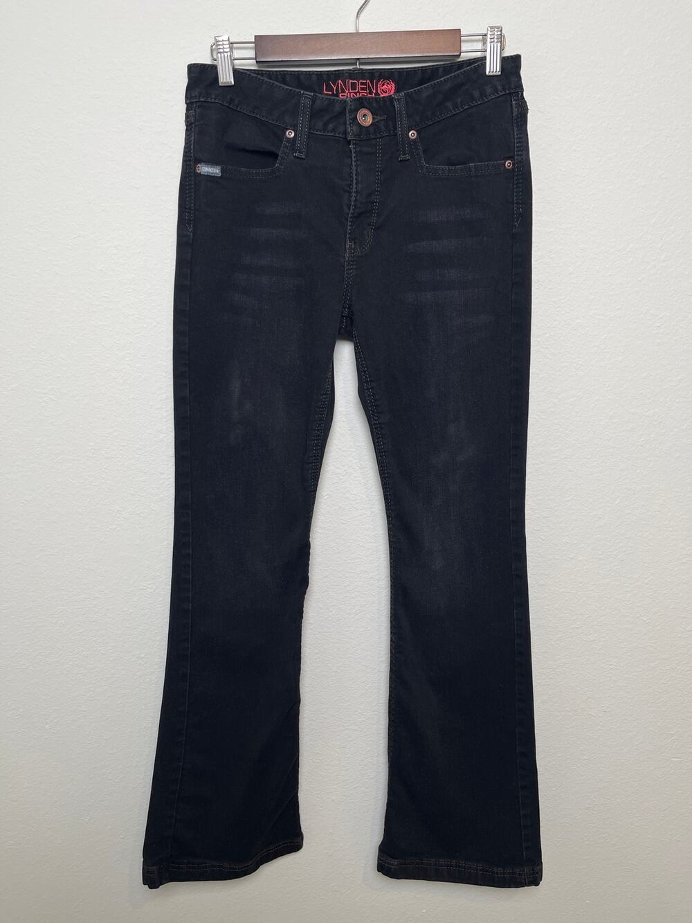 Cinch Lynden Black Bootcut Jeans Women’s Size 28L Stretch Mid Rise Dark Wash